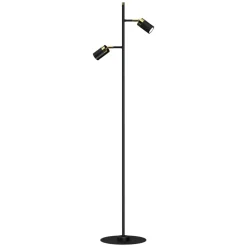 Lampa podłogowa Milagro Joker 2 x GU10, czarno-złota