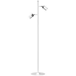 Lampa podłogowa Milagro Joker 2 x GU10, biała chrom