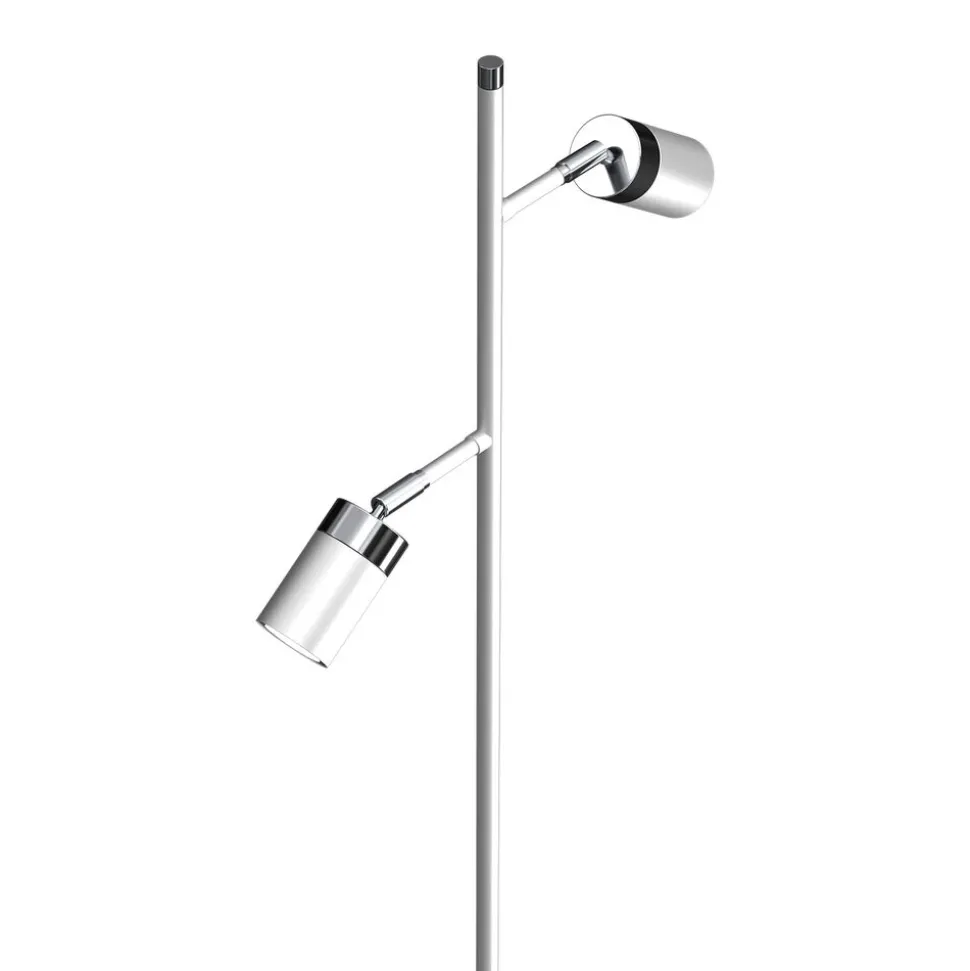 Lampa podłogowa Milagro Joker 2 x GU10, biała chrom