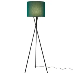 Lampa podłogowa Sanico Goldlux Tekla, E27, ciemnozielona