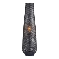 Lampa podłogowa Sanico Goldlux Zanzibar Black, 28 x 98 cm