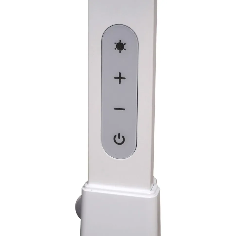 Lampa podłogowo-biurkowa LED Sanico Goldlux Ferrara, 3000-6000K, biała