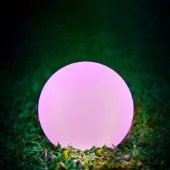 Lampa solarna 30 cm Sanico Goldlux, RGBWW, z pilotem
