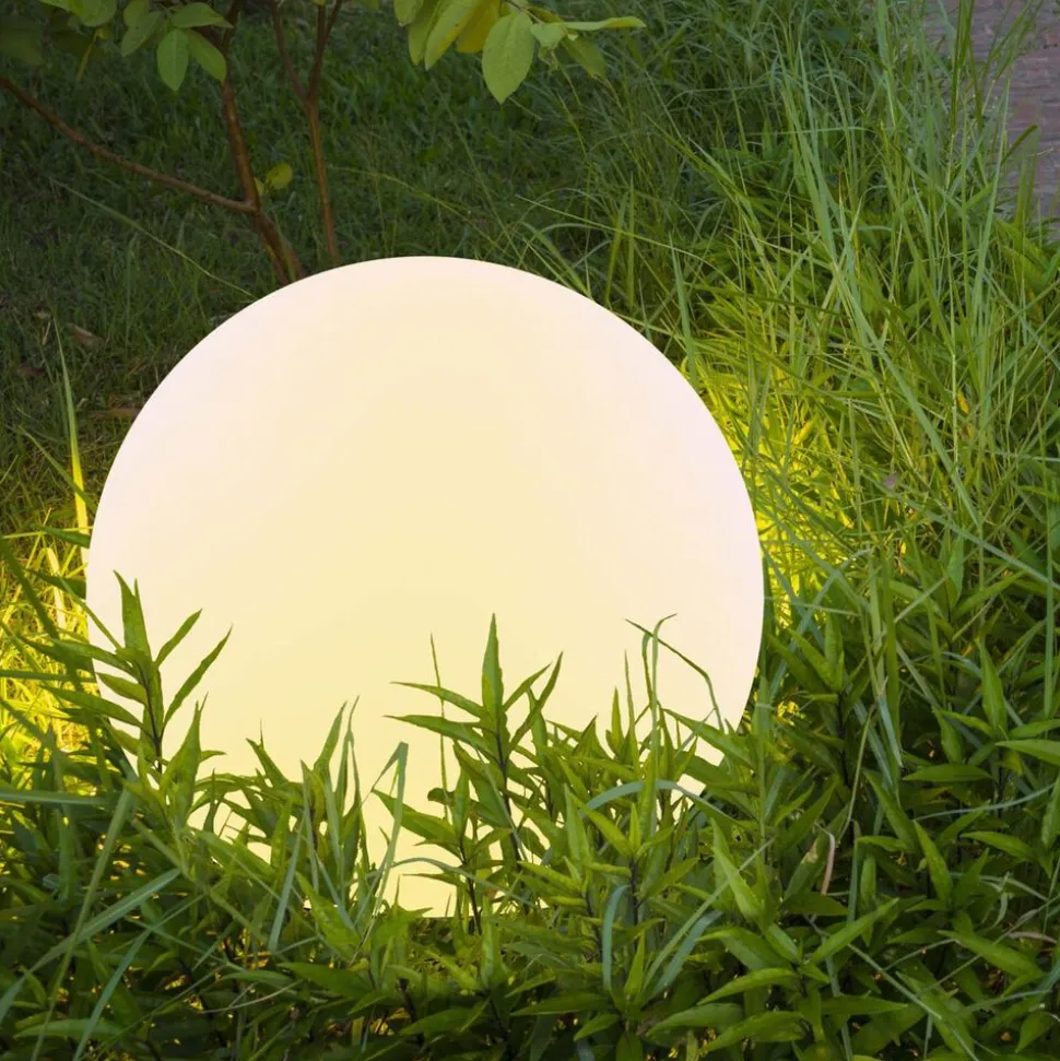 Lampa solarna 50 cm Sanico Goldlux, kula, 4000K, biała