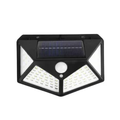 Lampa solarna LED Meven, ścienna, 100 diod LED