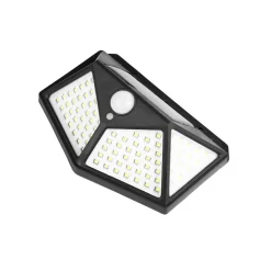 Lampa solarna LED Meven, ścienna, 100 diod LED