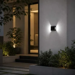 Lampa solarna LED Meven, ścienna, 4 diody LED