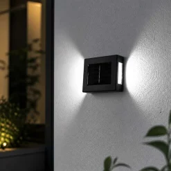 Lampa solarna LED Meven, ścienna, 4 diody LED