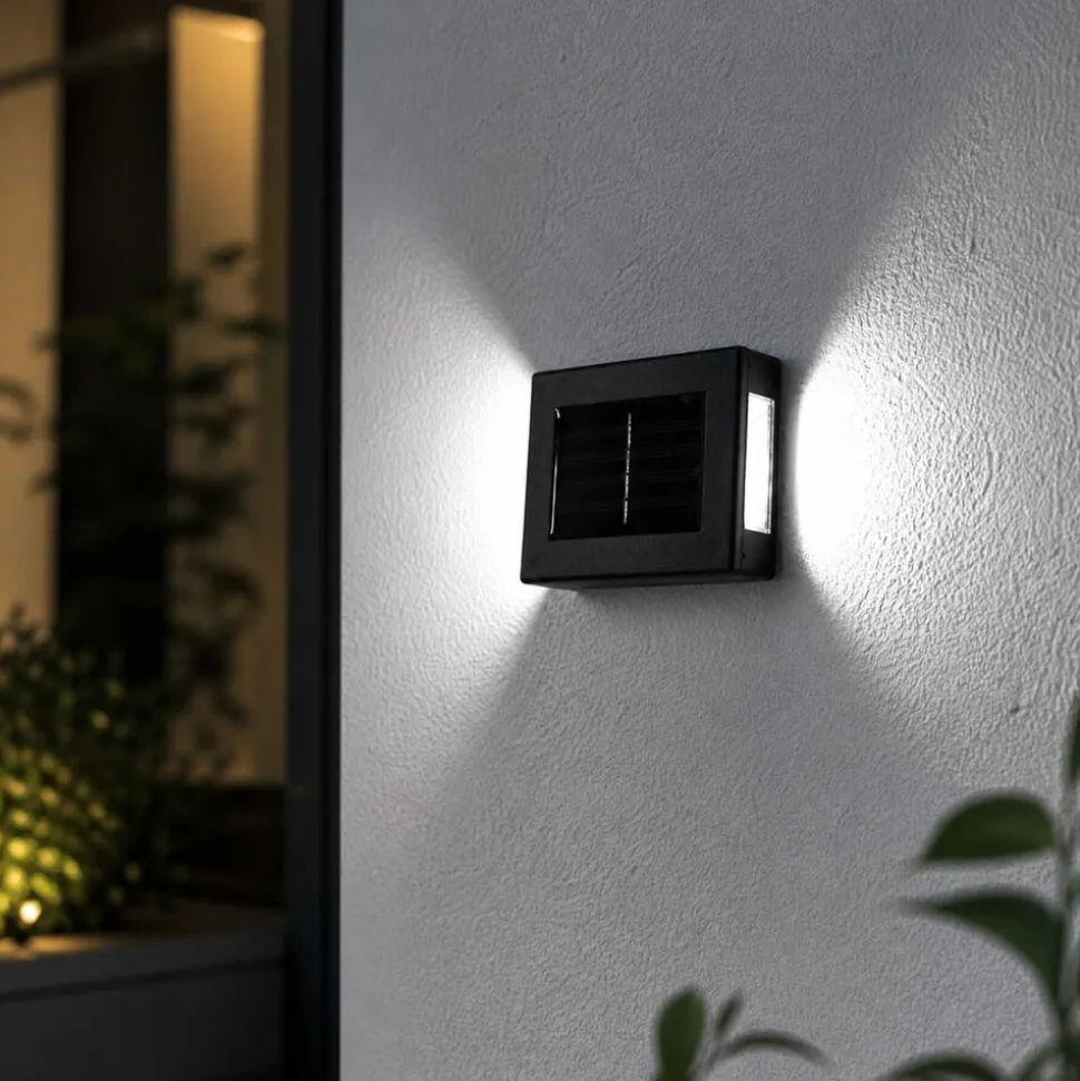 Lampa solarna LED Meven, ścienna, 4 diody LED
