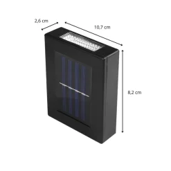 Lampa solarna LED Meven, ścienna, 4 diody LED