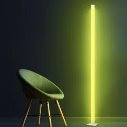 Lampa stojąca LED Sanico Goldlux Magical RGB, czujnik głosu, z pilotem