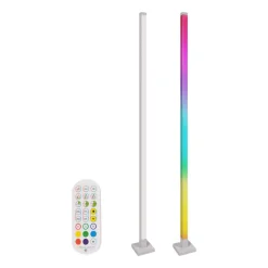 Lampa stojąca LED Sanico Goldlux Magical RGB, czujnik głosu, z pilotem