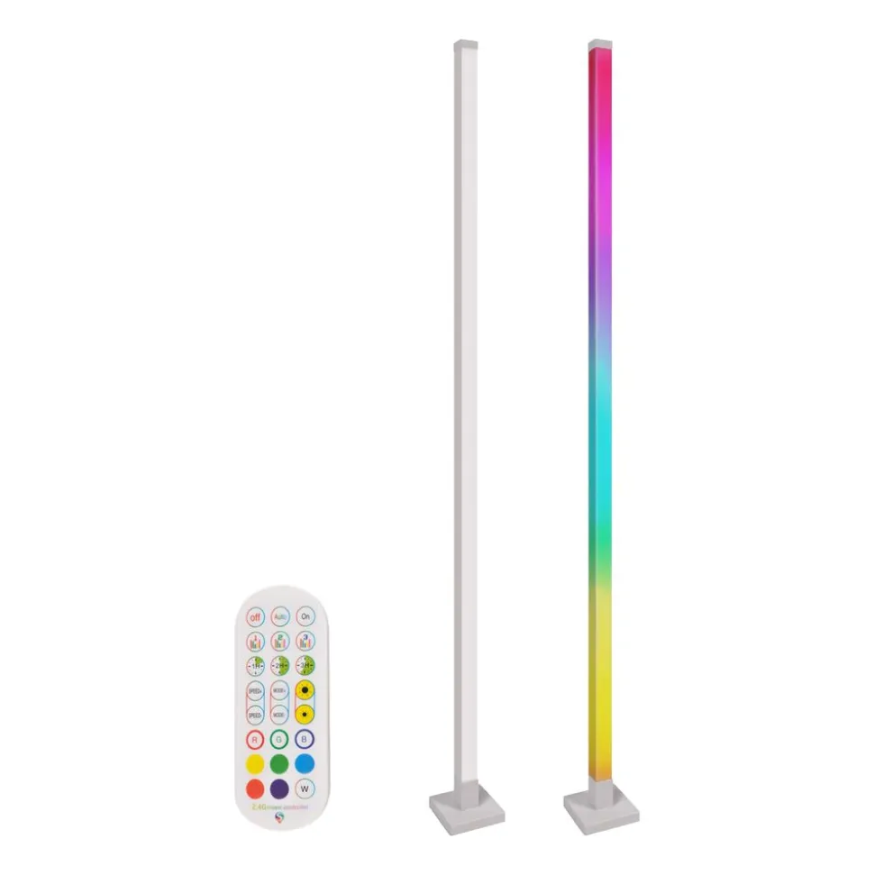 Lampa stojąca LED Sanico Goldlux Magical RGB, czujnik głosu, z pilotem