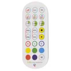 Lampa stojąca LED Sanico Goldlux Magical RGB, czujnik głosu, z pilotem