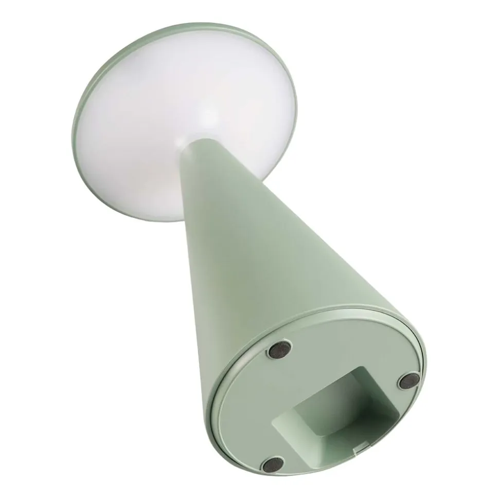 Lampa stołowa LED Sanico Goldlux Paros, USB-C, IP44, zielona