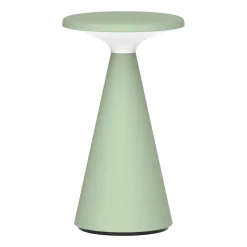 Lampa stołowa LED Sanico Goldlux Paros, USB-C, IP44, zielona