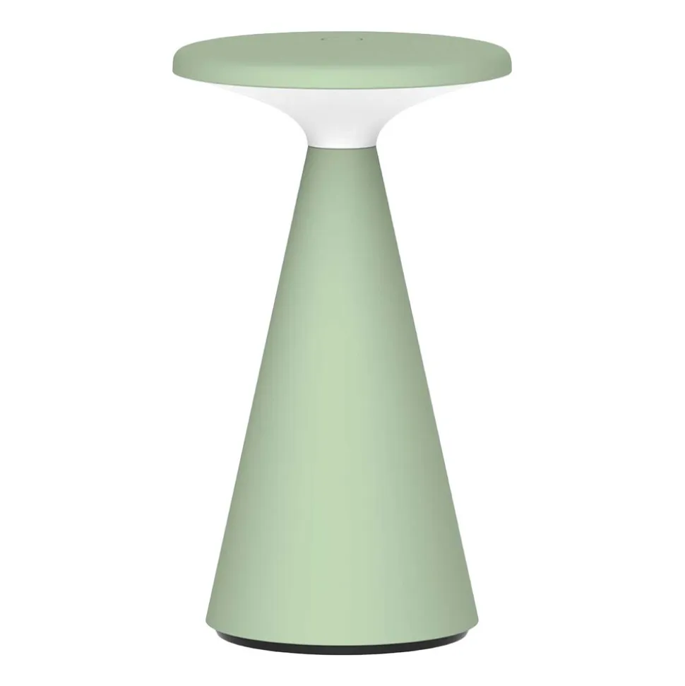 Lampa stołowa LED Sanico Goldlux Paros, USB-C, IP44, zielona