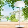 Lampa stołowa LED Sanico Goldlux Tanzania, USB-C, biała