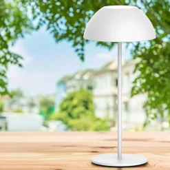 Lampa stołowa LED Sanico Goldlux Tanzania, USB-C, biała