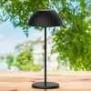 Lampa stołowa LED Sanico Goldlux Tanzania, USB-C, czarna