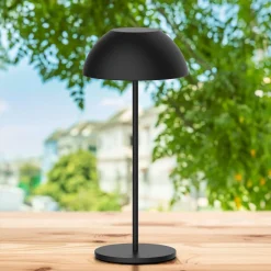 Lampa stołowa LED Sanico Goldlux Tanzania, USB-C, czarna