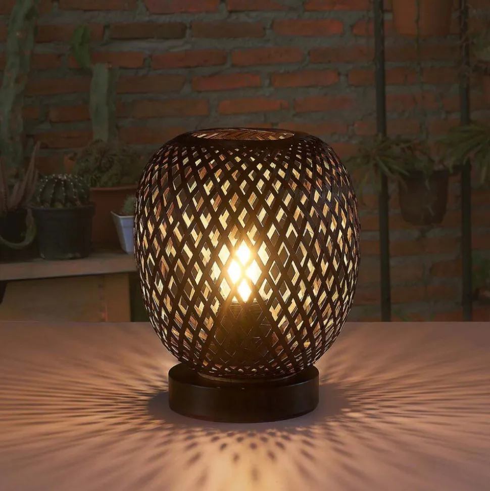 Lampa stołowa Sanico Goldlux Zanzibar Black, 18 x 21 cm, E27