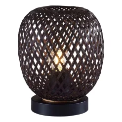 Lampa stołowa Sanico Goldlux Zanzibar Black, 18 x 21 cm, E27
