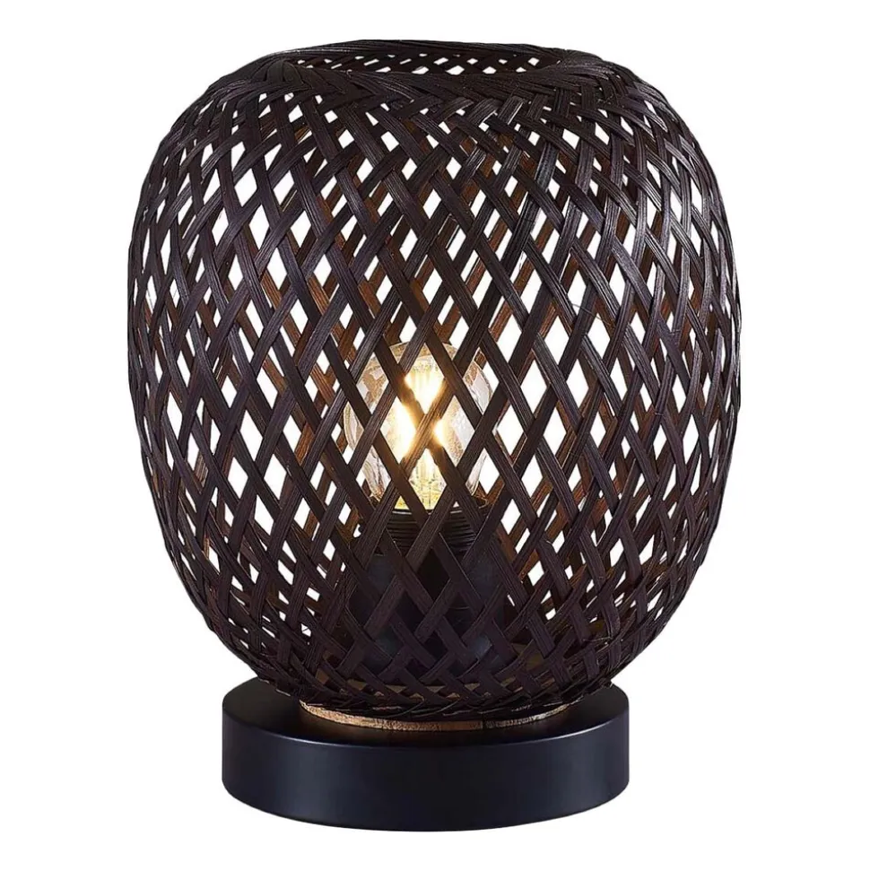 Lampa stołowa Sanico Goldlux Zanzibar Black, 18 x 21 cm, E27
