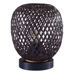 Lampa stołowa Sanico Goldlux Zanzibar Black, 18 x 21 cm, E27