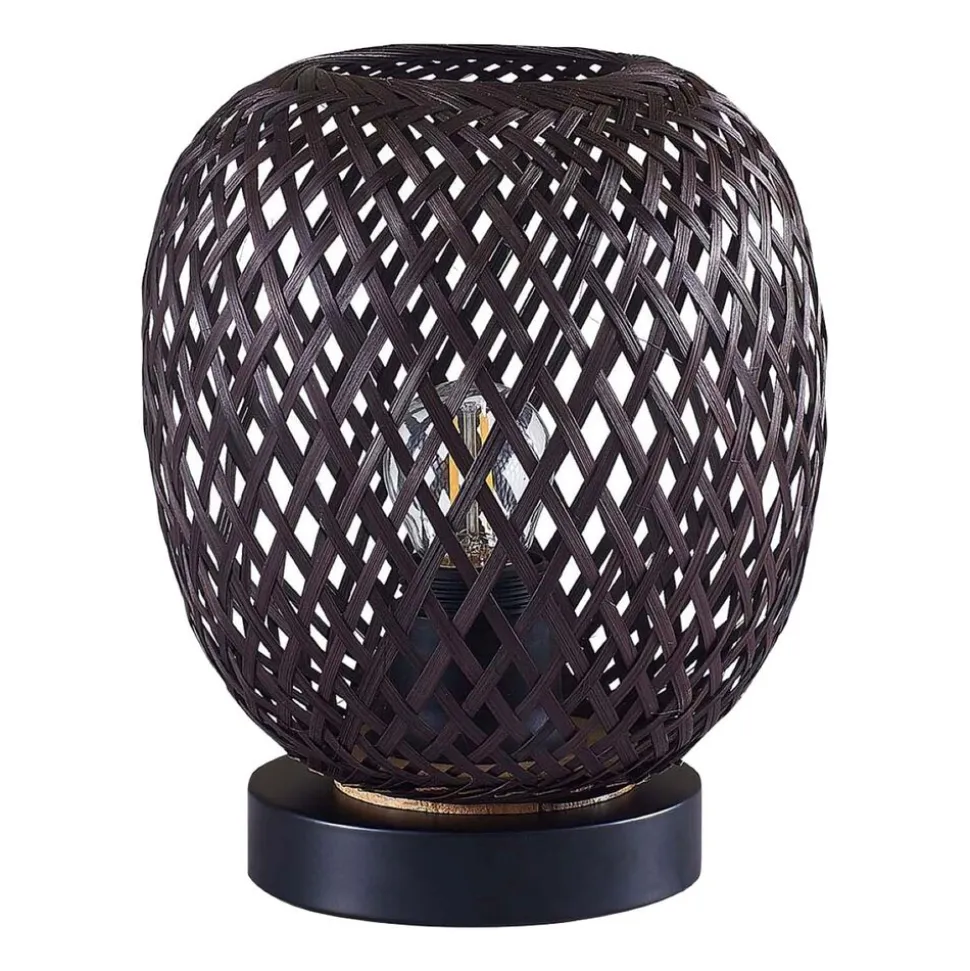 Lampa stołowa Sanico Goldlux Zanzibar Black, 18 x 21 cm, E27