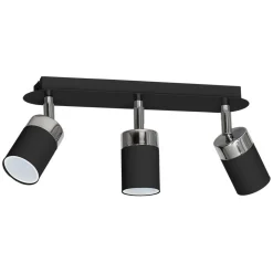 Lampa sufitowa Milagro Joker 3 x GU10, czarny chrom