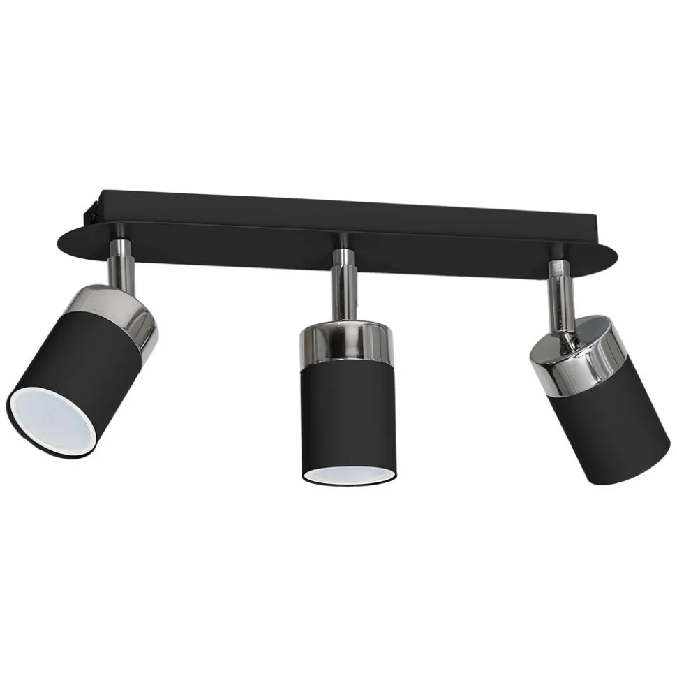 Lampa sufitowa Milagro Joker 3 x GU10, czarny chrom