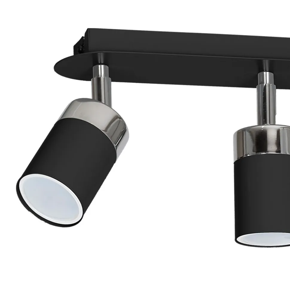 Lampa sufitowa Milagro Joker 3 x GU10, czarny chrom