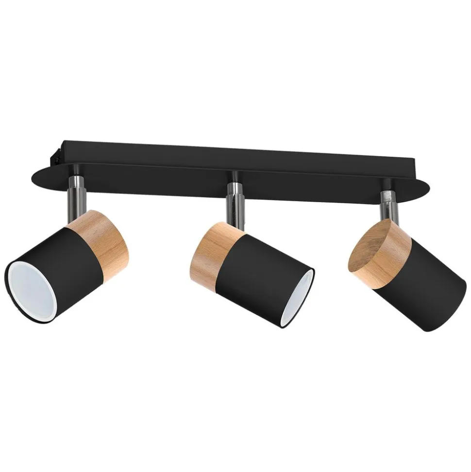 Lampa sufitowa Milagro Joker 3 x GU10, czarna