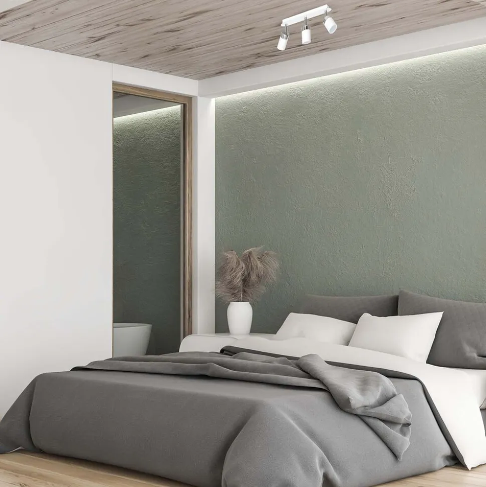 Lampa sufitowa Milagro Joker 3 x GU10, biały chrom