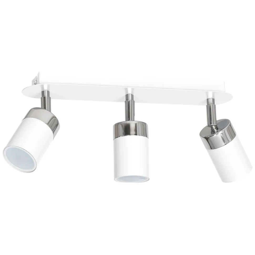 Lampa sufitowa Milagro Joker 3 x GU10, biały chrom