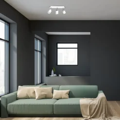 Lampa sufitowa Milagro Joker 3 x GU10, biały chrom