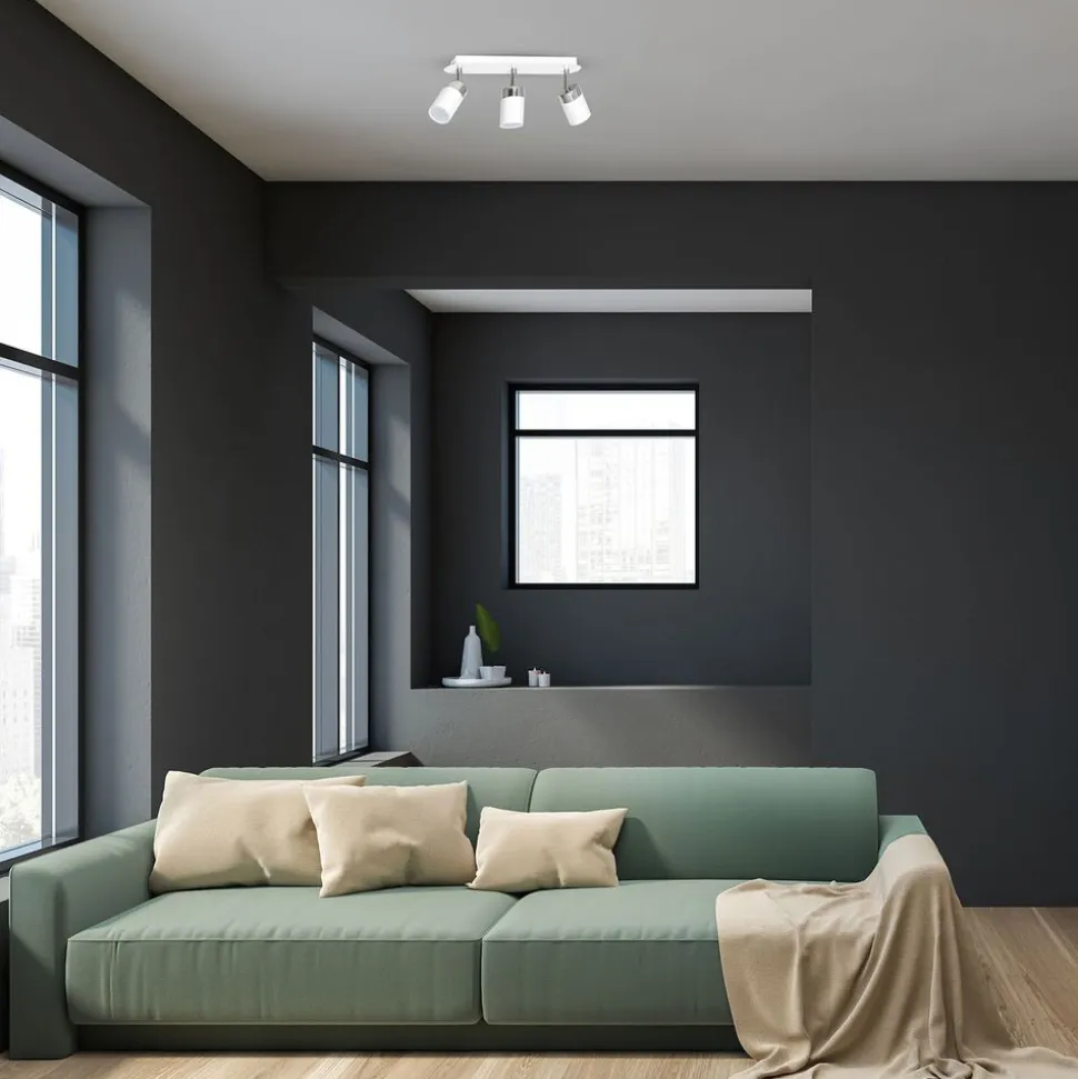 Lampa sufitowa Milagro Joker 3 x GU10, biały chrom