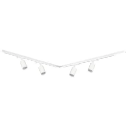 Lampa sufitowa Milagro Pipe Track 4 x GU10, na szynie, 1,5 m, biały