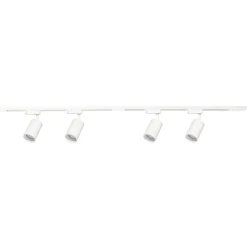 Lampa sufitowa Milagro Pipe Track 4 x GU10, na szynie, 1,5 m, biały