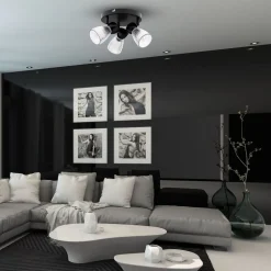 Lampa sufitowa okrągła Milagro Spot Best 3 x E14, czarna