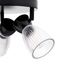 Lampa sufitowa okrągła Milagro Spot Best 3 x E14, czarna