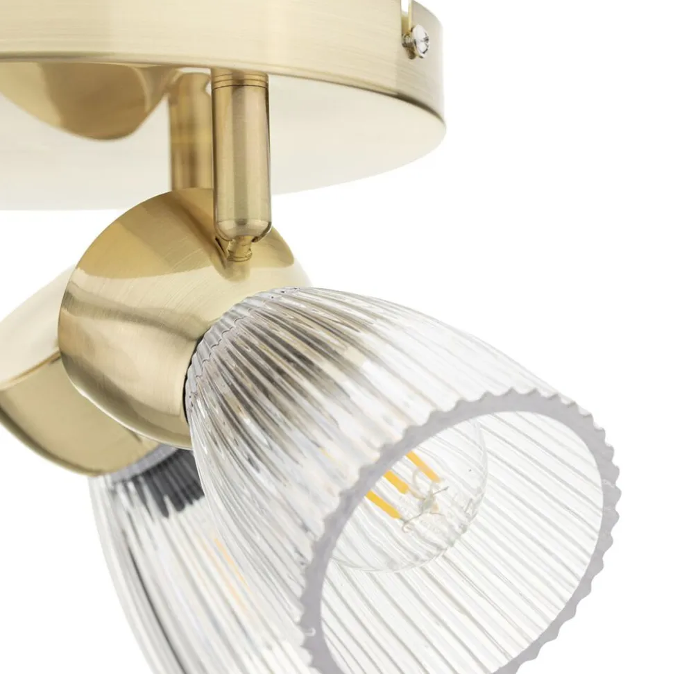 Lampa sufitowa okrągła Milagro Spot Best 3 x E14, złota