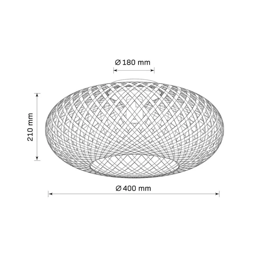 Lampa sufitowa Sanico Goldlux Salomon, 40 x 21 cm, E27