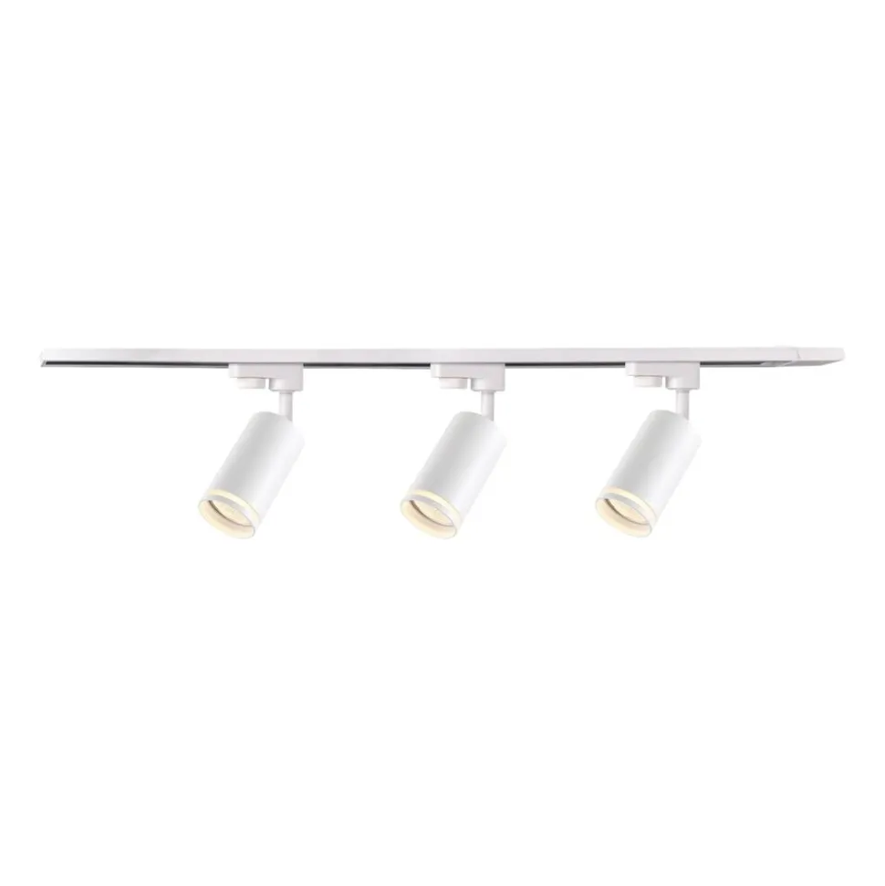 Lampa sufitowa Sanico Goldlux Paris 3 x GU10, na szynie, 1 m, biała
