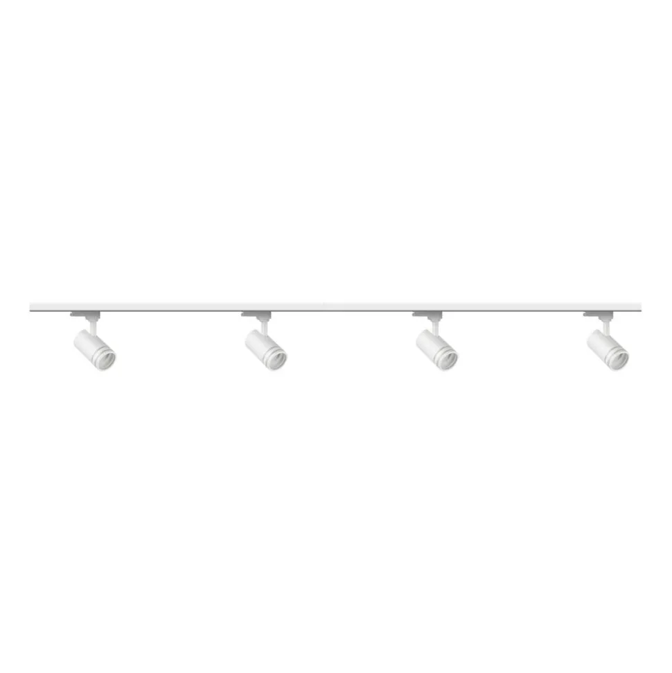 Lampa sufitowa Sanico Goldlux Milano 4 x GU10, na szynie, 2 x 1 m, biała