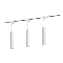 Lampa sufitowa wisząca Sanico Goldlux Paris, na szynie, 3 x 10GU, 1 m, biała
