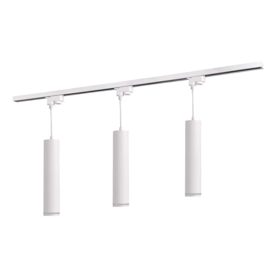 Lampa sufitowa wisząca Sanico Goldlux Paris, na szynie, 3 x 10GU, 1 m, biała