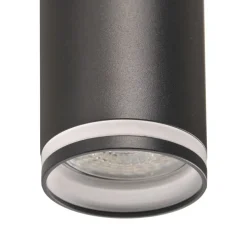 Lampa sufitowa wisząca Sanico Goldlux Paris, na szynie, 3 x 10GU, 1 m, czarna