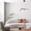 Lampa wisząca LED Sanico Goldlux Zefira, 50 cm, 4000K, antracyt